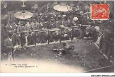 CAR-AABP3-59-0197 - Combat de Coq - Coq debout, gagnant