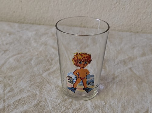 Ancien verre moutarde - à,