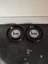 Deux cendriers publicitaires Cuvée HM REIMS CHAMPAGNE MASSE