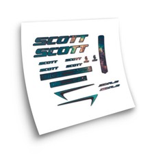 STAR SAM® Autocollant pour cadre de vélo SCOTT SCALE 2 Bike Frame Adhesif Galaxy