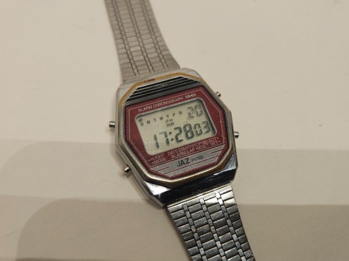 Montre vintage jaz lcd - montre,