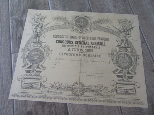 Regence tunis diplome - de,