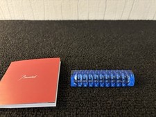 Portes couteaux bleu cristal