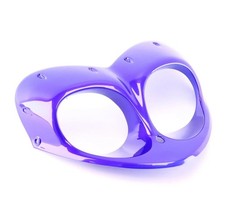 Entourage phare bleu métal