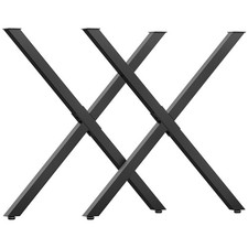 HOMCOM Pieds de Table en Acier