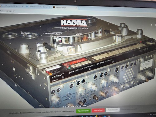 Capot pour nagra 1979 a - pour, de