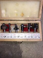 outil coffret de 6 fraises defonceuses coffret en bois