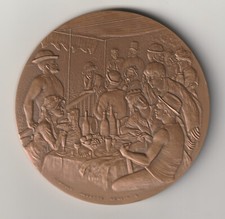 Splendide Médaille , " Le Déjeuner  des Canotiers " d'après Auguste RENOIR