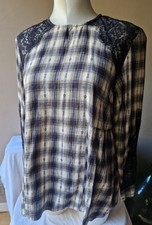 ZARA blouse femme à carreaux