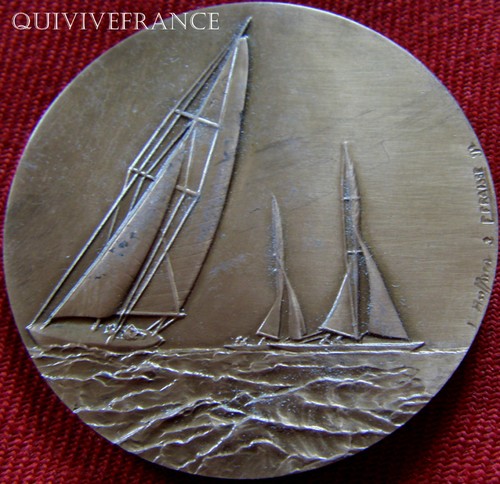 Med3208 medaille yatching - med3208,