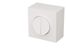 Double interrupteur en saillie