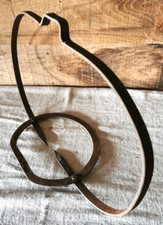 ANCIEN SUPPORT  SUSPENSION CHAUDRON MARMITE FER FORGE CREMAILLERE CHEMINEE