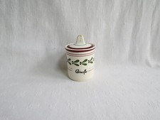 pot à épices faïence de salins,girofle,service "redon",