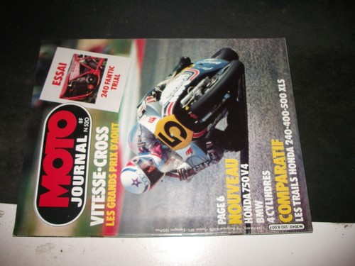 Moto journal n 520 - journal, n°520