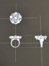 GOUACHÉ - IMPRESSION ORIGINALE - BIJOUX - BAGUE -HAUTE JOAILLERIE- CHANEL