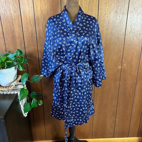 Vintage val mode navy blue - val,
