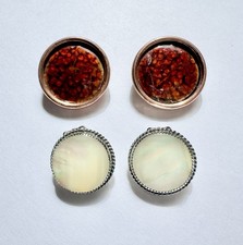 Vintage Clip Earrings x2