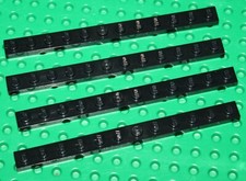 4 x Lego Black Plate 1x12 ref 60479 Set 75004 75095 9492 76023 70922 9500 75059