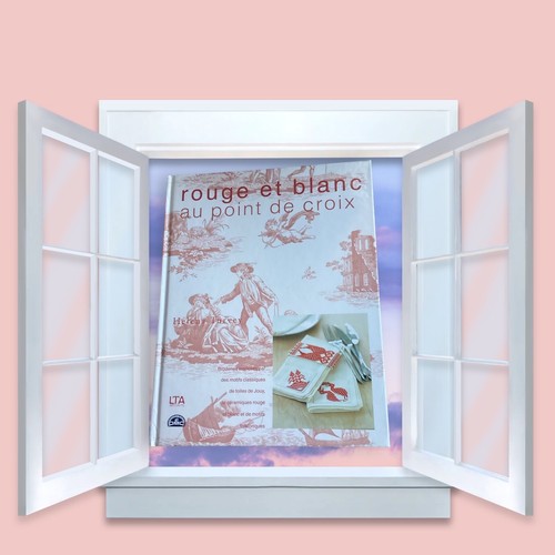 Livre rouge blanc point - et, au