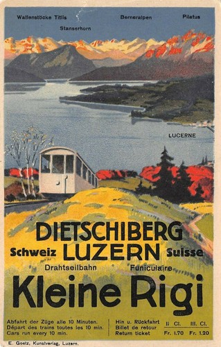 Affiche poster luzern pilatus - luzern,