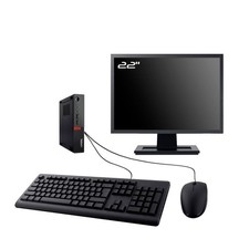 PC Lenovo M710q Tiny Ecran 22"