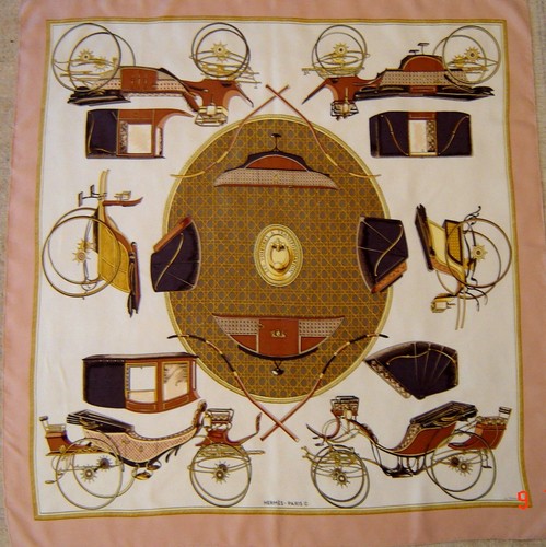 Foulard hermes les voitures - foulard,