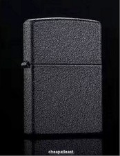 Briquet Tempête À Essence - Noir Mat Granité / Granulé - Réplique Zippo