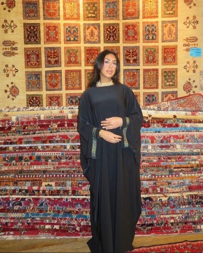 Abaya saoudienne noir avec - abaya,