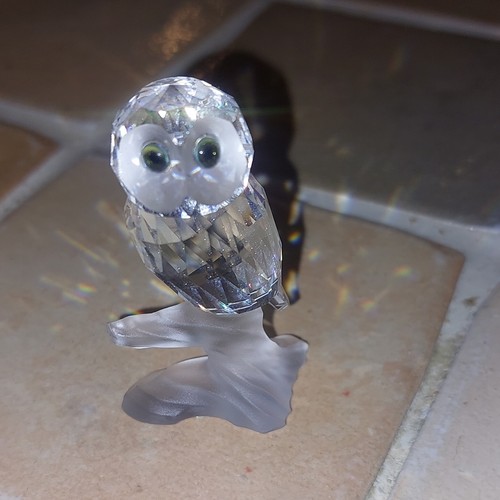 Figurine chouette cristal - figurine,