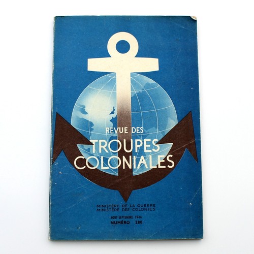 Revue des troupes coloniales - troupes,