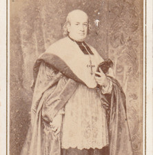 CARDINAL Mgr LEON BENOIT CHARLES THOMAS par BUREAU à PARIS CDV 6,5 X 10,5 cm