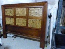 Tête de lit bois massif frêne