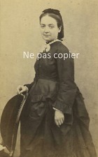 FEMME vers 1865 CDV anonyme