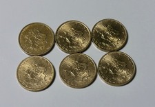Lot de 6 pièces de 10 francs Mathieu. Toutes différentes .