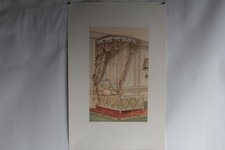 Estampe Décoration intérieure Lit à baldaquin Louis XVI G. Rémon (69975)