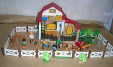 LOT FIGURINE ACCESSOIRE PLAYMOBIL PERSONNAGE FERME CENTRE EQUESTRE CHEVAUX