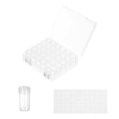 Boîtes perles plastique