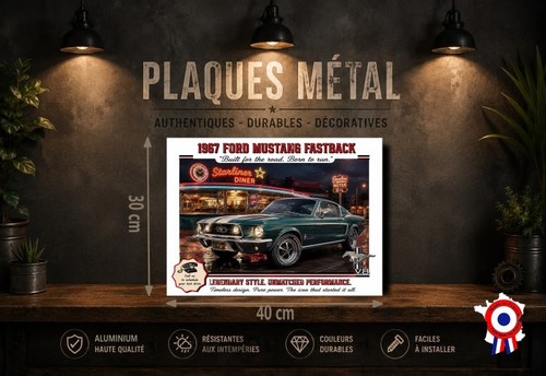 Plaque métal vintage - , ford
