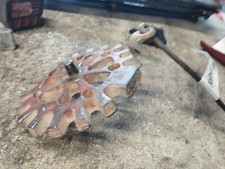 Grille de fond et sa tirette  pour Poêle Godin modèle N°39 ou 2040 calorifère