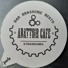 sous bock bière brasserie PERLE - ABATTOIR CAFE