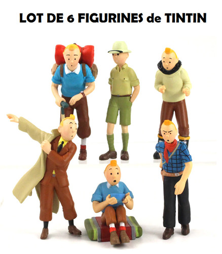 Collection tintin lot de - tintin, 6