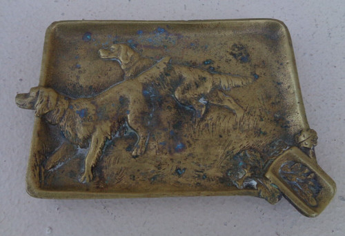 Cendrier aux chiens chasse - chiens,