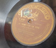 Disque Pathé  Le Trompette En