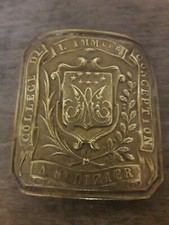 rare plaque ceinturon second