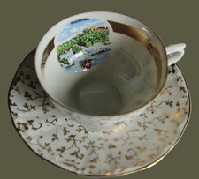 Collection tasse à thé sous tasse Porcelaine Allemande Bavaria