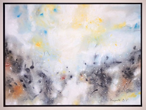 Gouache abstraite sur - gouache,