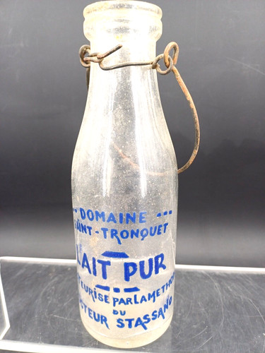 Ancienne bouteille lait - bouteille,