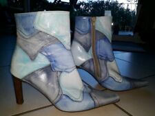 Bottines à talons Jonak patchwork dégradé de bleu Taille 38