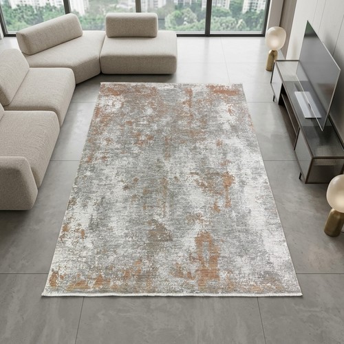 Tapis cuivre gris crème - , à