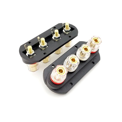 Mount gold plated - 4-mount, copper